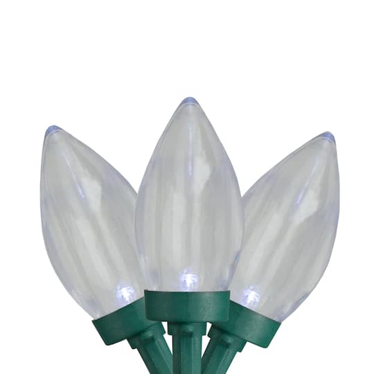 Northlight 50ct. LED C9 Christmas String Lights in Pure White | 20.25 ft | Michaels®